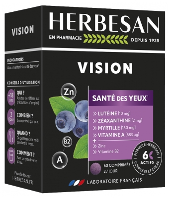 Herbesan Vision Ögonhälsa 60 Tabletter
