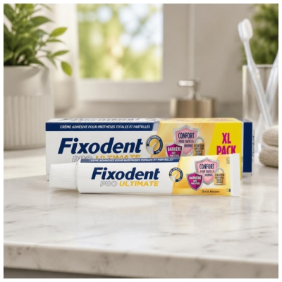 Fixodent Pro Ultimate Crema Adhesiva Sabor Neutro 57 g
