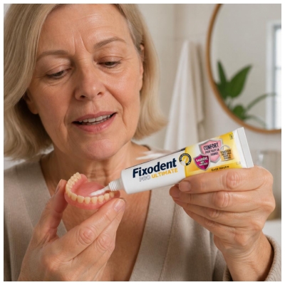Fixodent Pro Ultimate Crema Adhesiva Sabor Neutro 57 g
