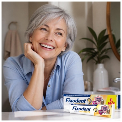 Fixodent Pro Ultimate Crema Adhesiva Sabor Neutro 57 g