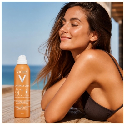 Vichy Capital Soleil Neviden zaščitni sprej SPF50+ 200 ml