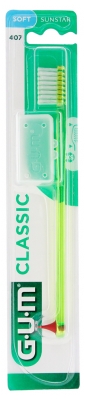 GUM Spazzolino da Denti Classic 407 - Colore: Giallo
