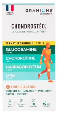 Granions Chondrostéo + Articulations 180 Comprimés