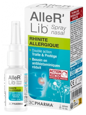 3C Pharma AlleR'Lib Rinite Allergica Spray Nasale 15 ml