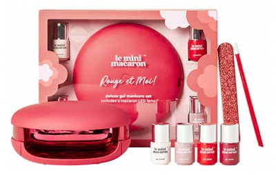 Le Mini Macaron Le Maxi Rouge et Moi Kit Smalto Semi-Permanente