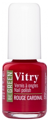 Vitry Be Green Smalto per Unghie 6 ml - Colore: Rosso cardinale
