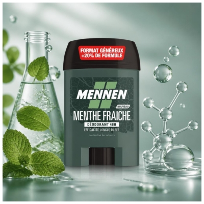 Mennen Deodorant Mint Fresh 48H Large Stick 60 ml