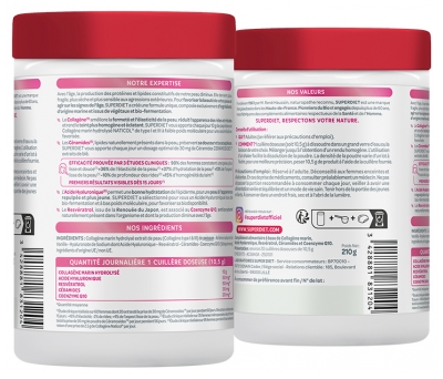 Superdiet Marien Collageen 10 g + Ceramiden, Resveratrol 210 g