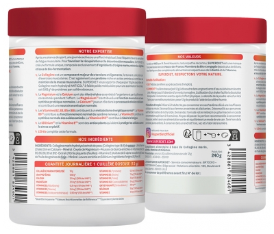 Superdiet Marine Collageen 10 g + Magnesium, Brandnetel, Selenium 240 g
