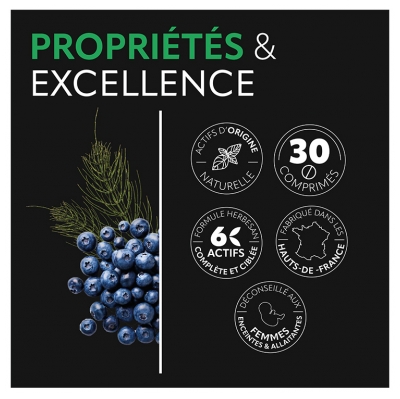 Herbesan Chute de Cheveux 30 Comprimés