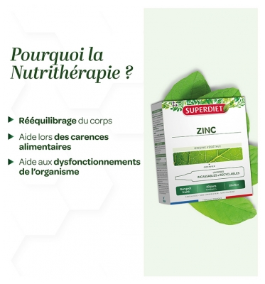 Superdiet Zinc 20 Ampoules