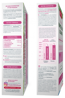 Superdiet Colagen Fermitate & Luminozitate a Pielii 20 Fiole