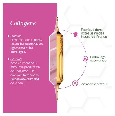 Superdiet Collagène Fermeté & Éclat de la Peau 20 Ampoules
