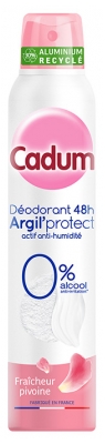 Desodorizante Cadum Argil'Protect 48H Frescura Peónia Spray 200 ml