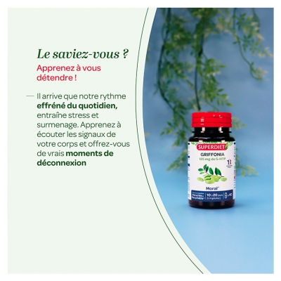 Superdiet Griffonia 185 mg de 5-HTP 40 Gélules