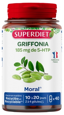 Superdiet Griffonia 185 mg de 5-HTP 40 Gélules