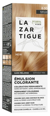 Lazartigue Émulsion Colorante - Coloration : 8.00 Blond clair