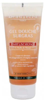 BeauTerra Sprchový Gel S Přetučněním Monoï 100 ml