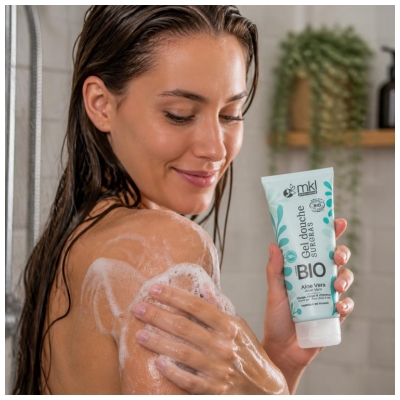 MKL Green Nature Gel Douche Surgras Aloe Vera Bio 200 ml