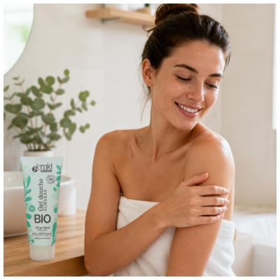 MKL Green Nature Gel Douche Surgras Aloe Vera Bio 200 ml