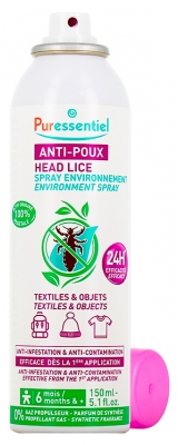Puressentiel Anti-Poux Spray Environnement 24H 150 ml