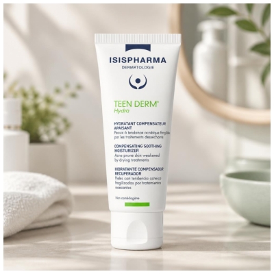 Isispharma Teen Derm Hydra Raminamasis kompensuojamasis drėkintuvas 100 ml