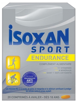 Isoxan Sport Resistencia 20 Comprimidos para Tragar