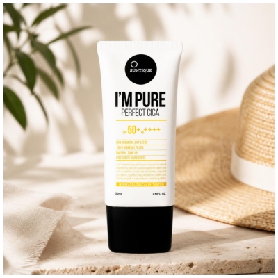 Suntique I'm Pure Perfect Cica Krema za sončenje SPF50+ 50 ml
