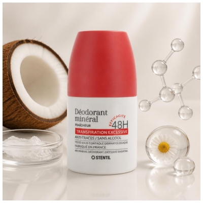 Stentil Minerale Frisheid Deodorant Overmatige Transpiratie 48H 50 ml