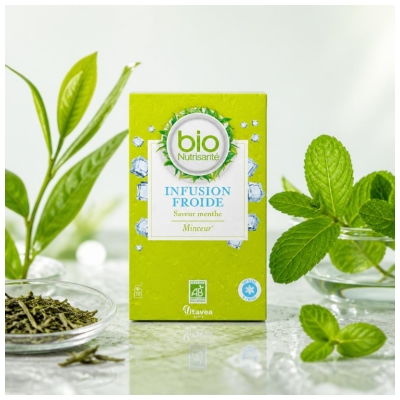 Vitavea Kallt Infusion Bantning Mintsmak Bio 20 Påsar