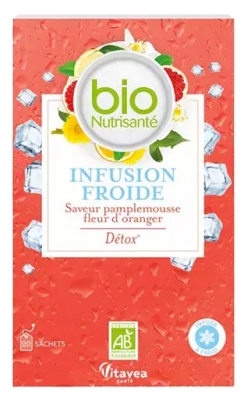 Vitavea Kallbryggd Detox-infusion Grapefrukt Apelsinblomma Bio 20 Påsar