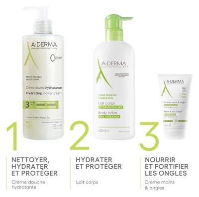A-DERMA Crème Douche Hydratante 3en1 500 ml