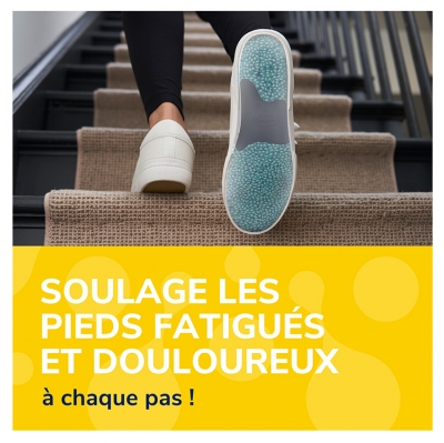 Scholl 24H Énergie Semelles Multi-Usages 1 Paire - Taille : S : 35 à 40
