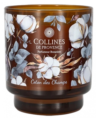 Collines de Provence Fraîcheur Végétale Bougie 220 g - Senteur : Coton des Champs