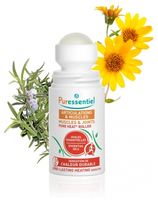 Puressentiel Gelenke & Muskeln Pure Heat Roller mit ätherischen Ölen 75 ml