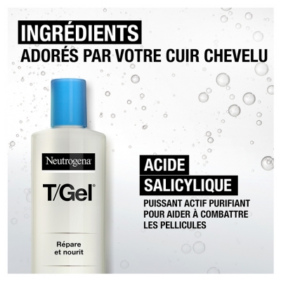 Neutrogena T/Gel Shampoing Pellicules Sèches 250 ml