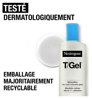 Neutrogena T/Gel Shampoing Antipelliculaire Pellicules Grasses 250 ml
