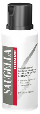 Saugella Hombre Cuidado Limpiador Íntimo & Cuerpo 200 ml