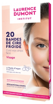 Laurence Dumont Institut Bandes de Cire Froide Visage 20 Bandes