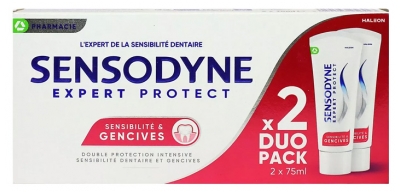 Sensodyne Expert Protect Sensibilidade & Gengivas Pasta de Dentes Pack de 2 x 75 ml