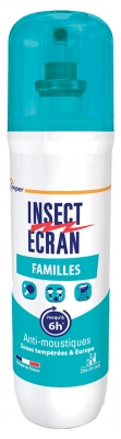 Insect Ecran Anti-Moustiques Spray Répulsif Peau Familles 100 ml