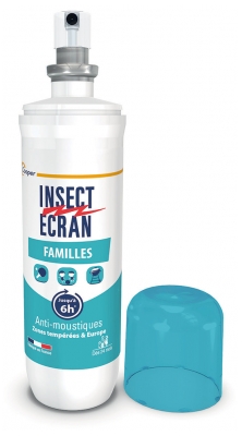 Insect Ecran Spray Repelente Anti-Mosquitos Pele Famílias 100 ml