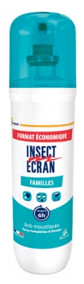 Insect Ecran Anti-Moustiques Spray Répulsif Peau Familles 200 ml