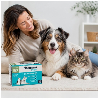 Biocanina Bio Kiinteä Shampoo Koirille ja Kissoille 100 g