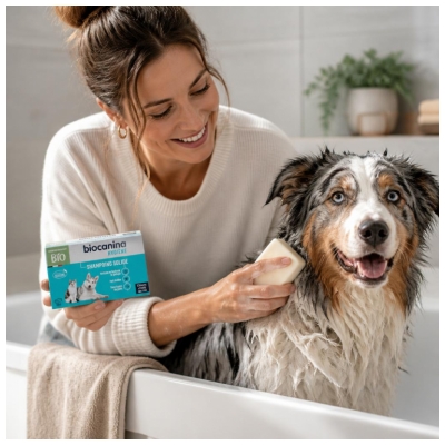 Biocanina Økologisk Fast Shampoo til Hunde og Katte 100 g