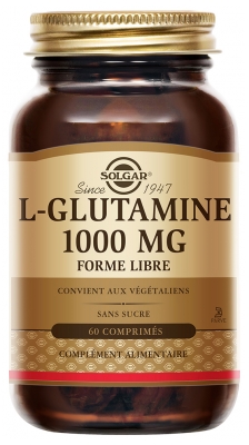 Solgar L-Glutamină 1000 mg Formă Liberă 60 Comprimate