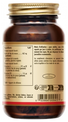 Solgar Huile de Foie de Morue 250 Capsules