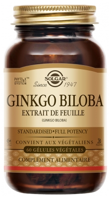 Solgar Ginkgo Biloba 60 Capsule Morbide