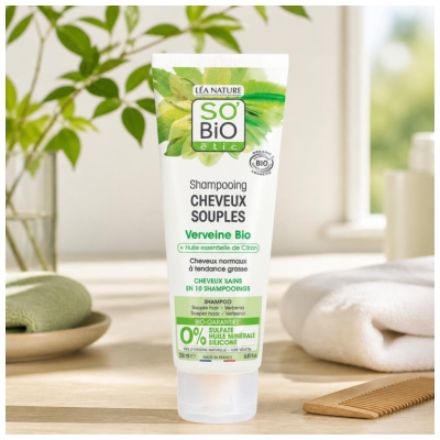 Léa Nature SO BIO étic Shampoing Cheveux Souples Bio 250 ml