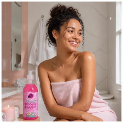 Organic Shop Skin Super Good Unicorn Magic Glødende Shower Gel 500 ml